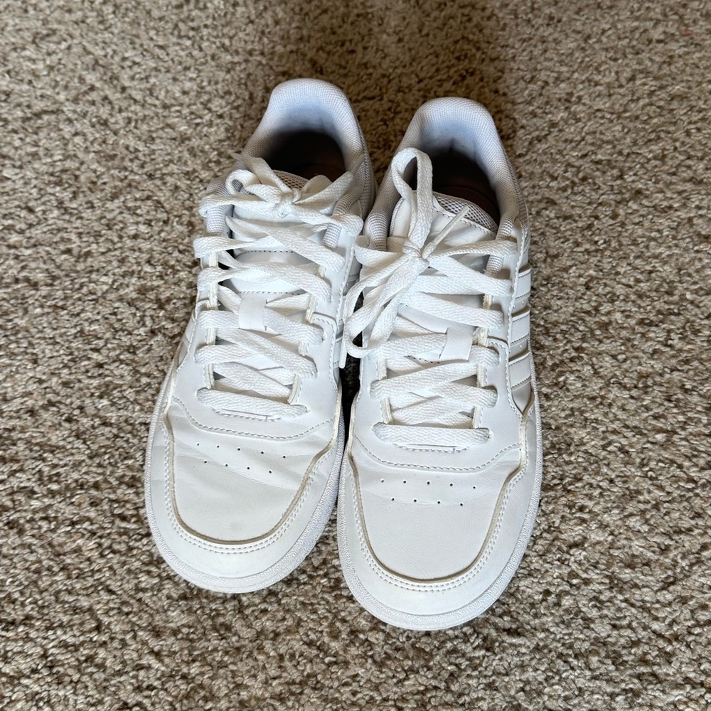 Adidas Kids White Sneakers